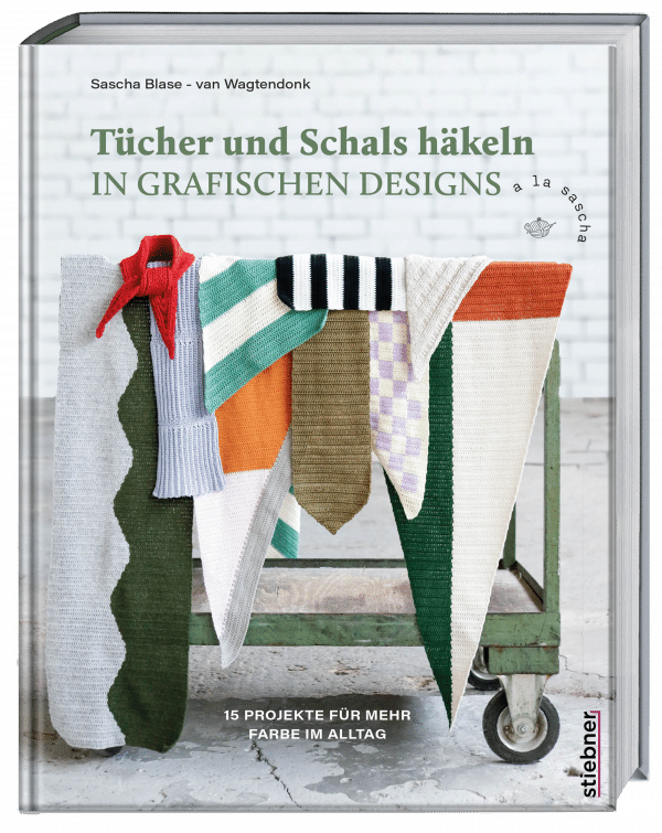 Tücher und Schals häkeln in grafischen Designs